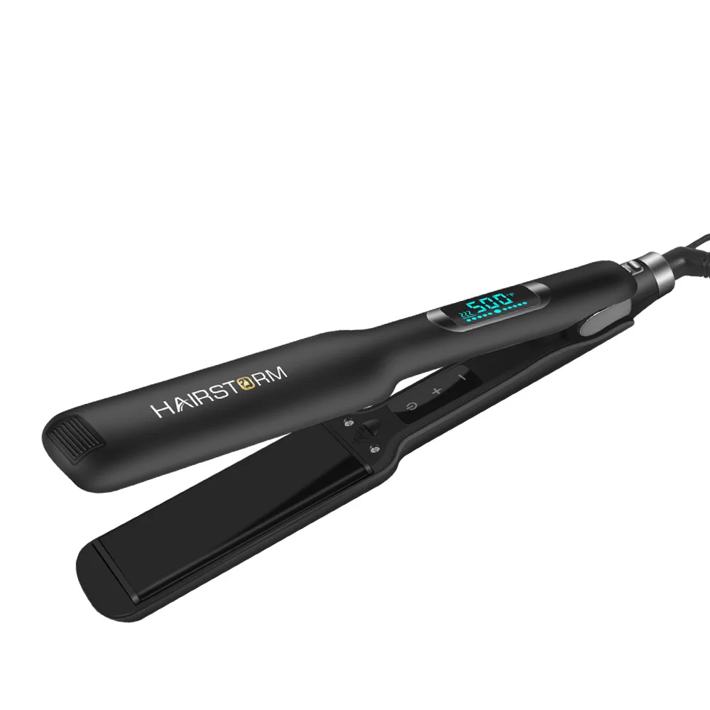 Professional Titaniums Flat Iron plancha de cabello profesional Custom Salon Hair Straightener