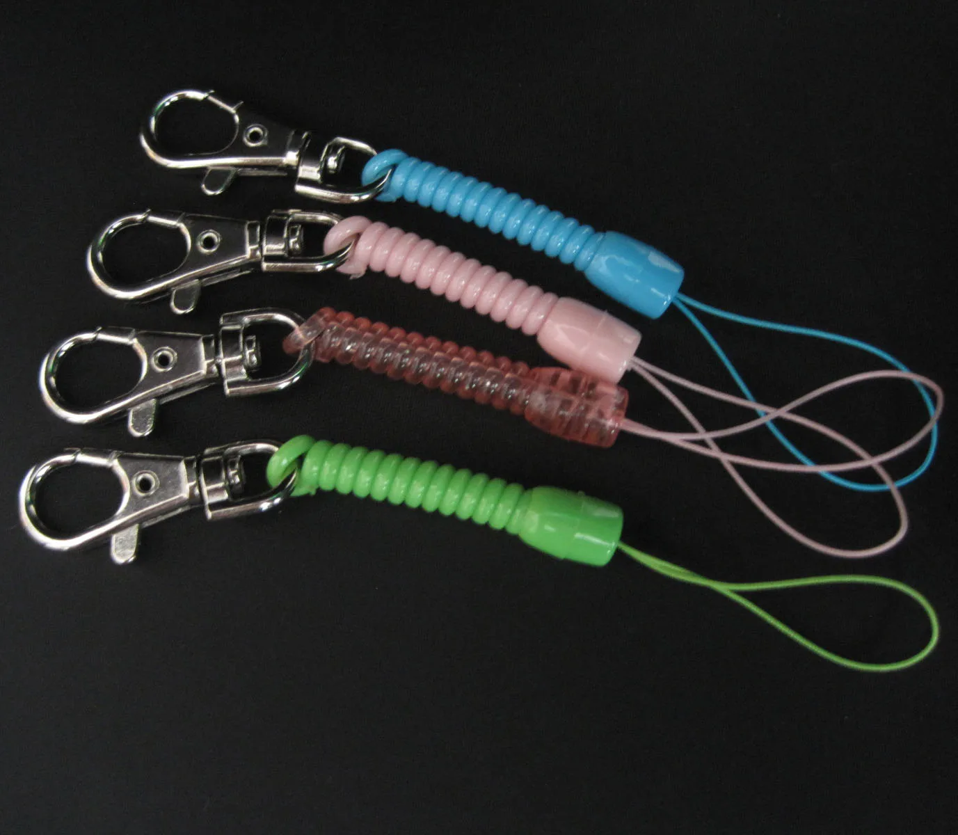 TONGS FOR FOOD Nylon Clip Stainless Steel Baking Bread Clip clamp tweezers spring coil lanyard with lobster hook