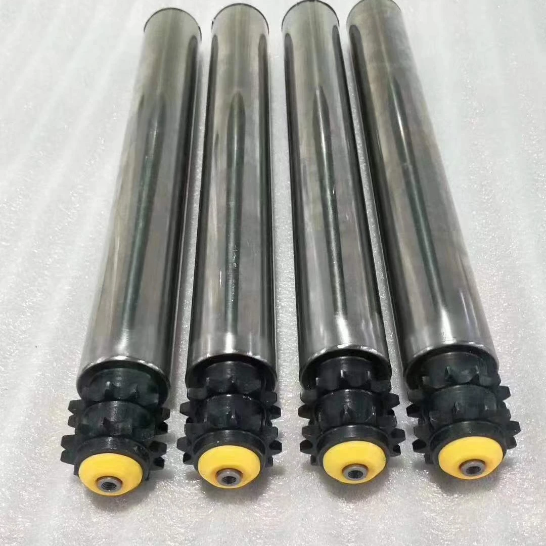 Customized Power Conveyor Double Sprockets rollers  Custom Drum Sprocket Rollers