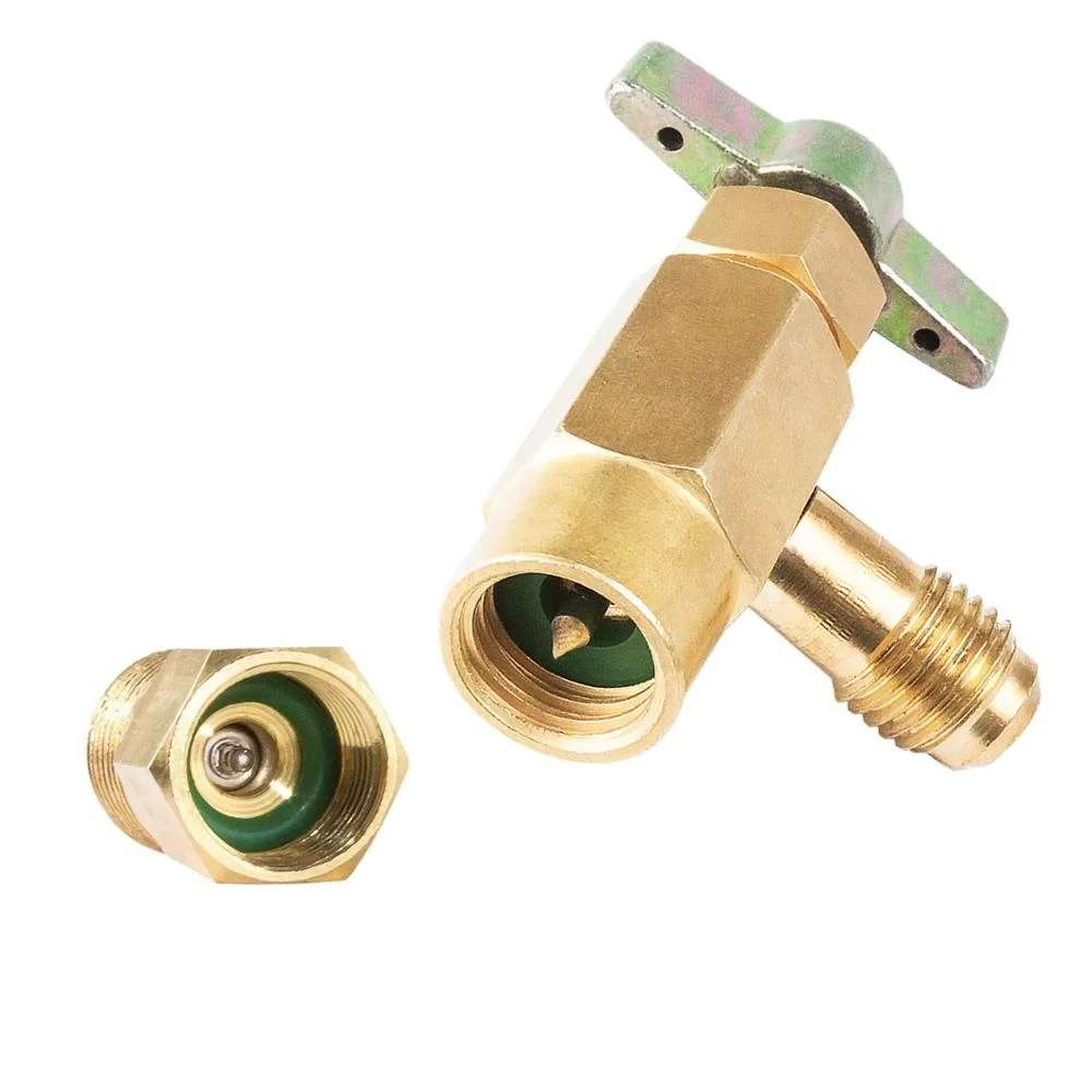 R134A Can Tap Refrigerant Dispenser with Tank Adapter