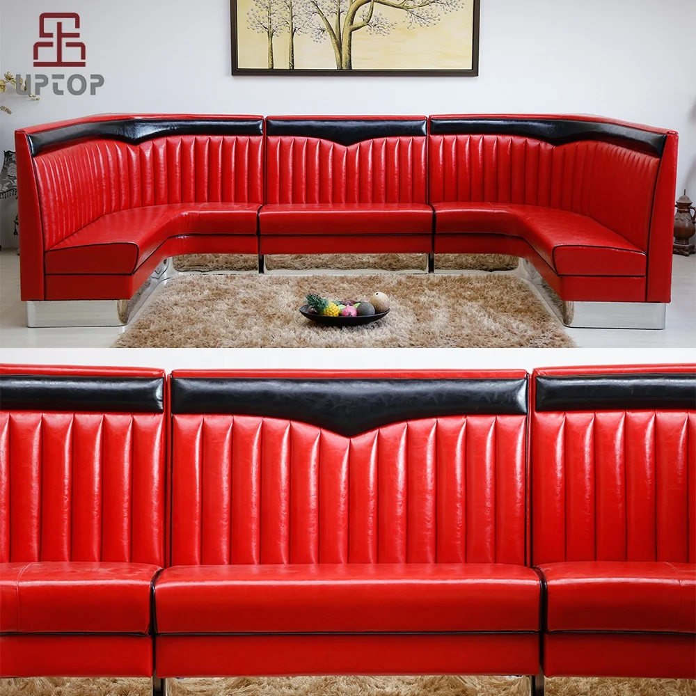(SP-KS258) Retro leather wholesale modern living room furniture restaurant sofa