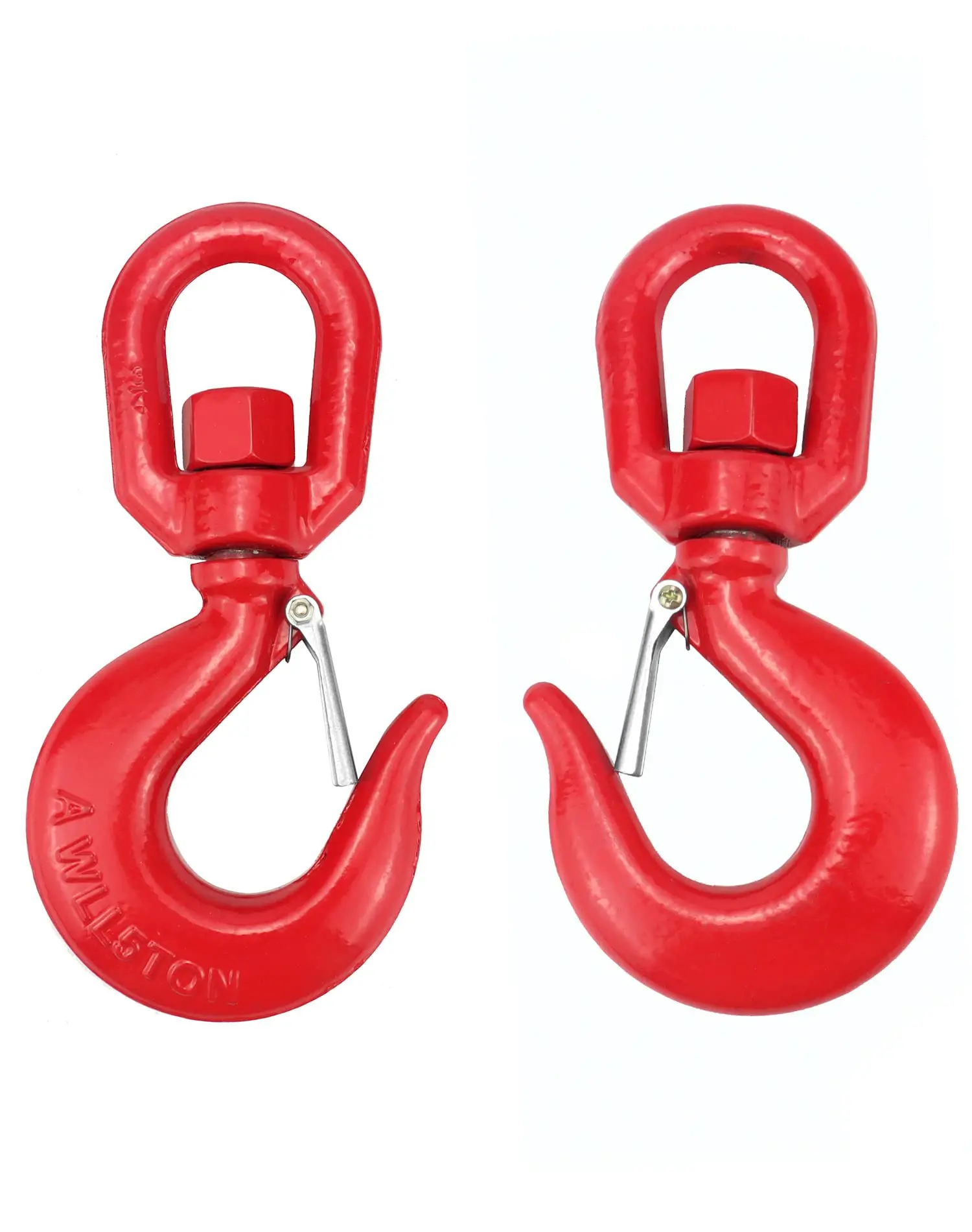 Latch Alloy Steel Crane Hoist Hook Drop Forged Alloy Steel Swivel Eye Hook for Industry Ship Building