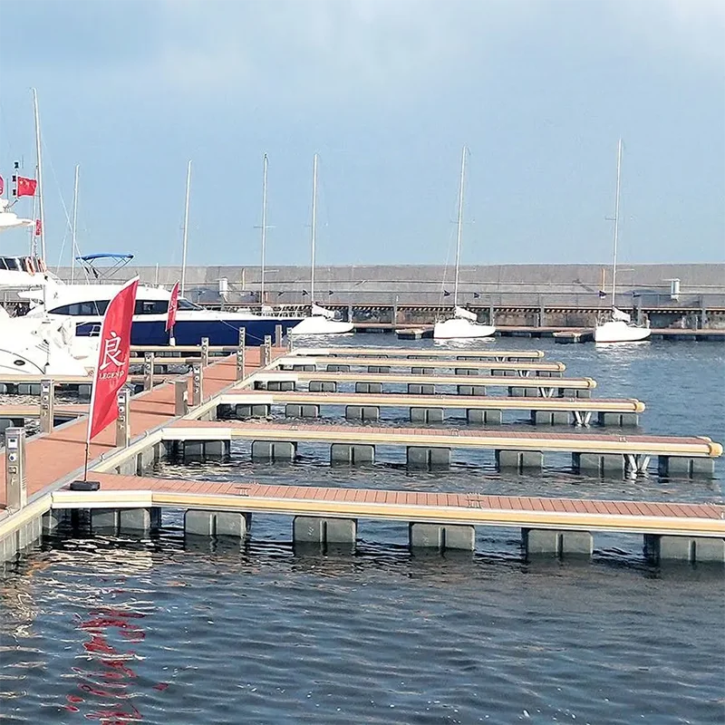 Aluminum Floating Platform with Decking Durable Aluminum Frame Pontoon Dock Sidewalk Bridge