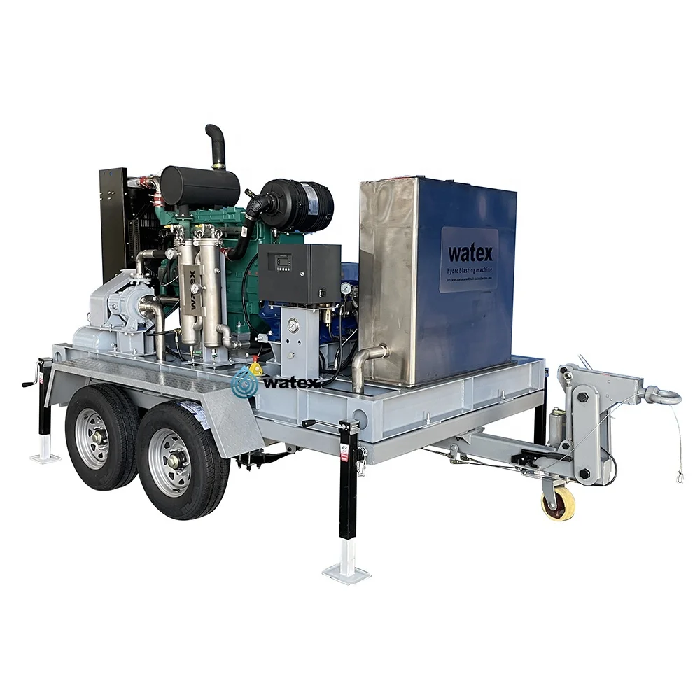 Hydro jetter machine power cleaning equipment high pressure cleaner sewer drain jetting machine