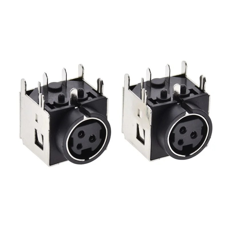 PCBA Mount Power DIN 3 Pin Female Socket Connector