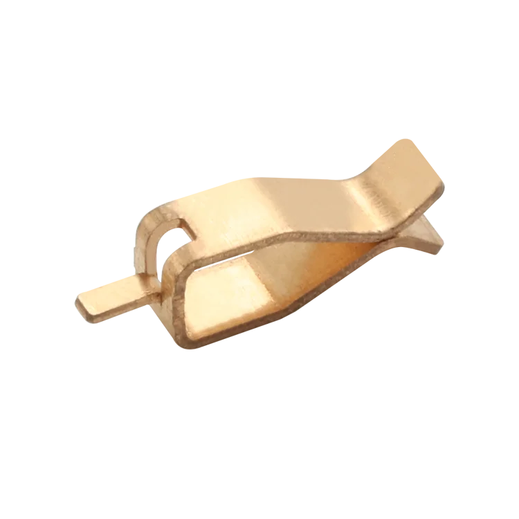 Brass Copper / Phosphor Bronze Metal Stamping Shrapnel Electrical Contacts For Socket And Switch