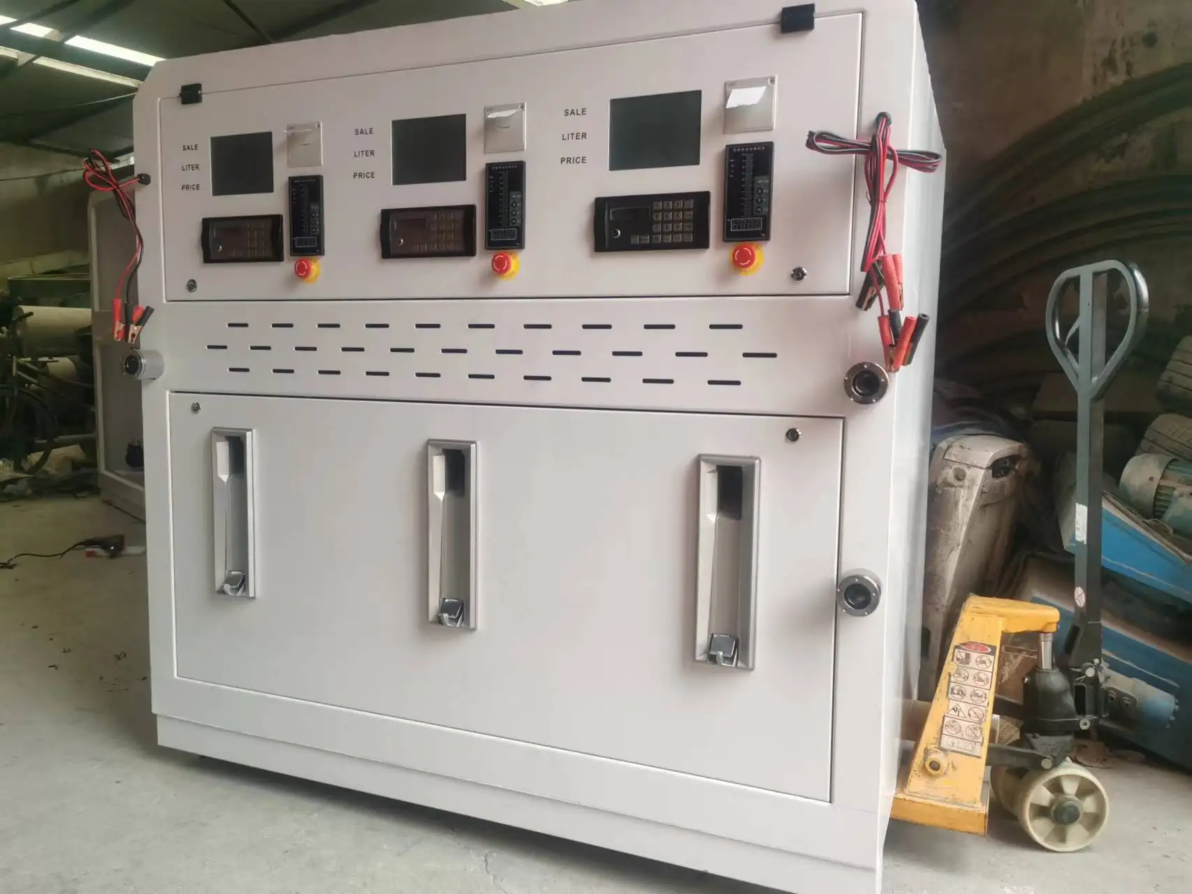 6000L 3hoses Portable Fuel Mobile Dispenser Mini Gas Station  Micro Petrol Filing Station With Tank