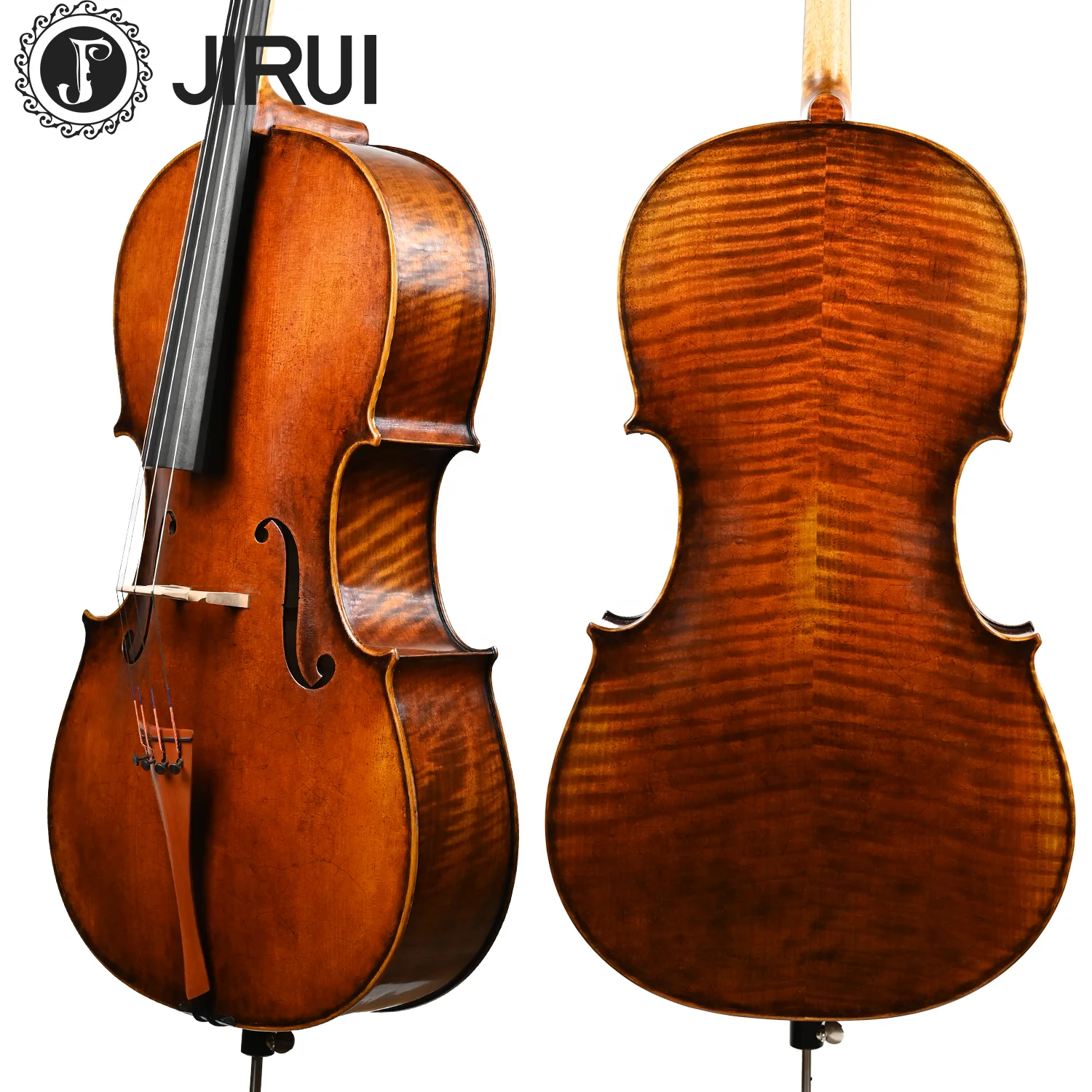 Top Selling Professional Cello4/4 1/8 Cello Handmade High Quality Violins with Advanced Spruce Wood Carbon Fiber Brazil Wood Bow