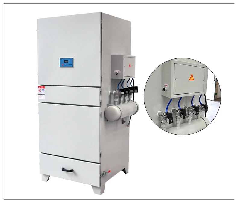 3.0kw Air Pollution Control System PTFE Dust Collector Filter Dust Collecting for Laboratory