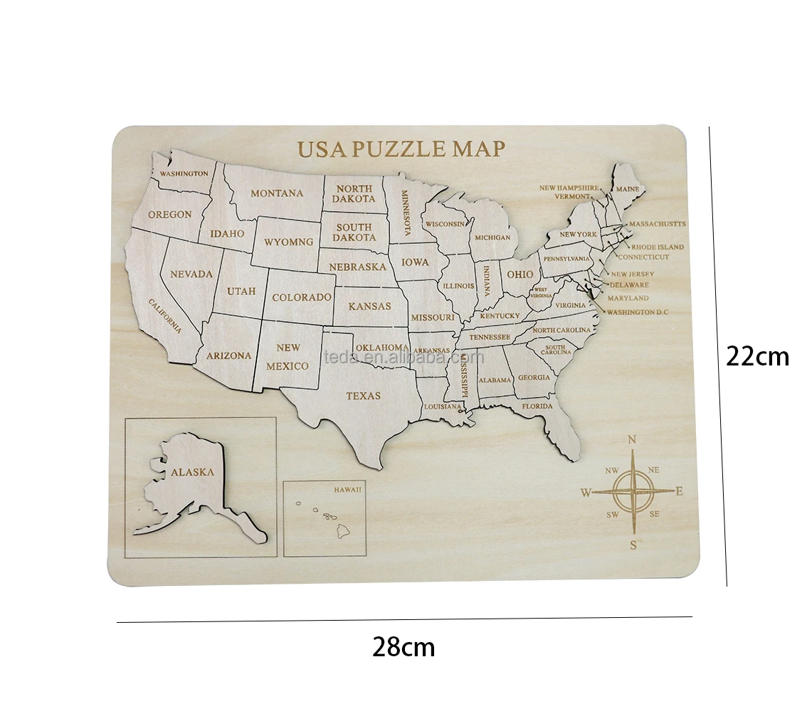wholesale children education wooden world maps
