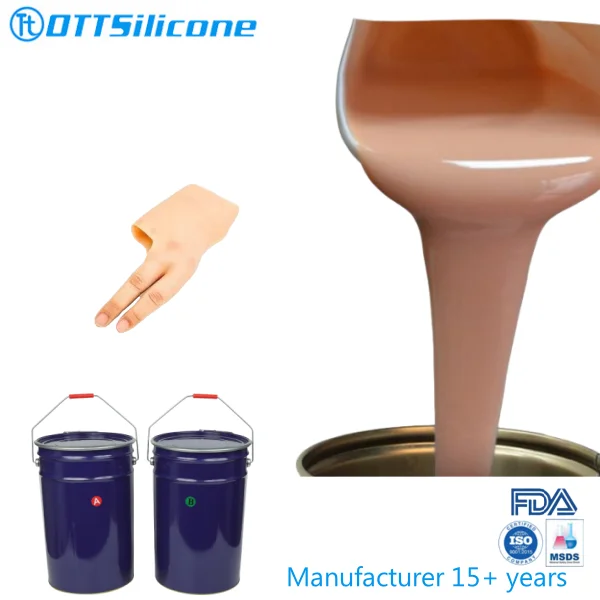 Soft Liquid Silicone to make Silicone Prosthesis Medical Liquid Silicone RTV-2