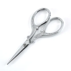 Stainless Steel Scissors Retro Crane Shape Stork Embroidery Sewing Tools Measures Craft Shears CrossStitch Scissors