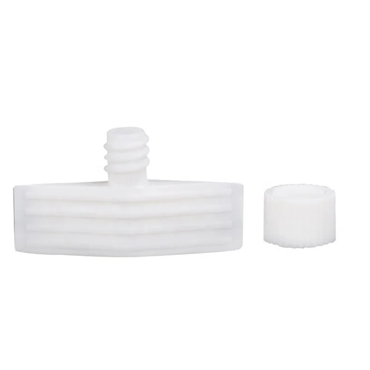 High Quality Customized 5mm Non Spill Plastic Spout And Cap For Cosmetic Sachet bag plastic pouch with spout small spout