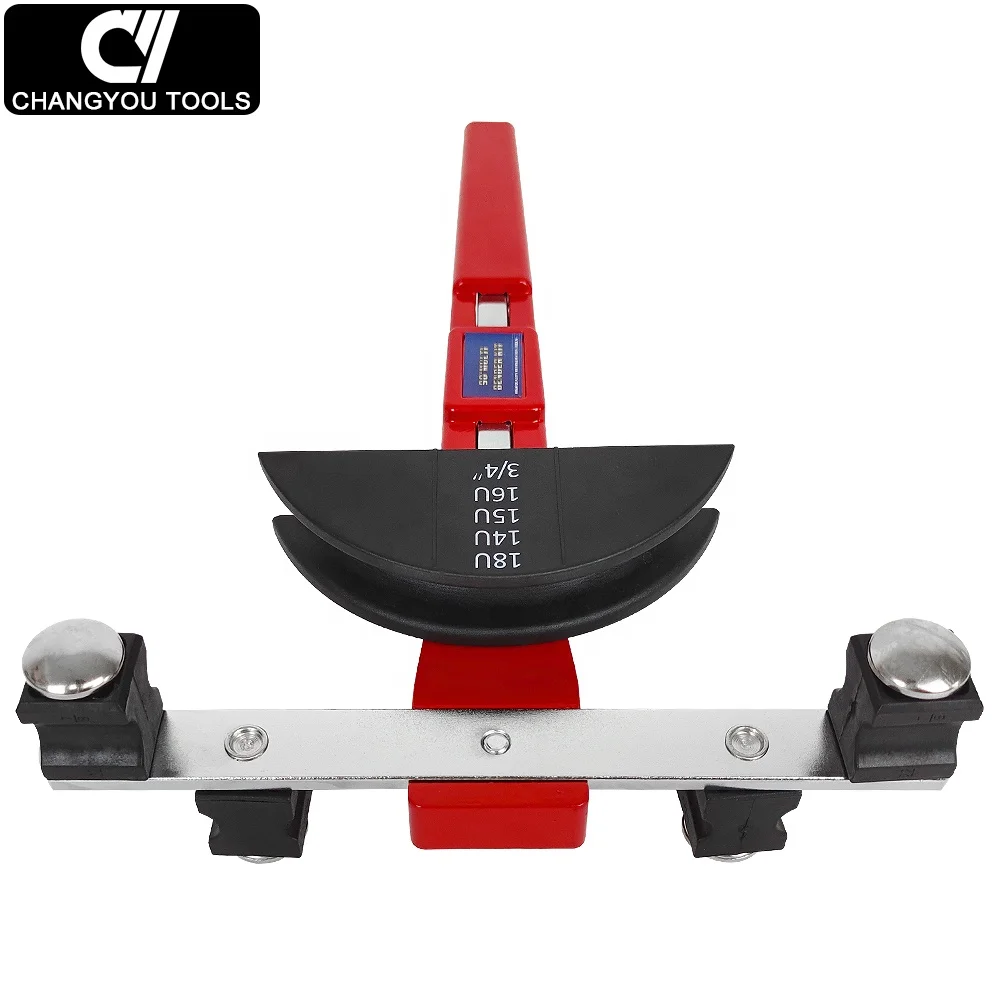 CT-999 6-22mm Hand Bender Tool Set HVAC Refrigeration Copper Pipe Bending Tools 90 Degree Tube Bender Kit