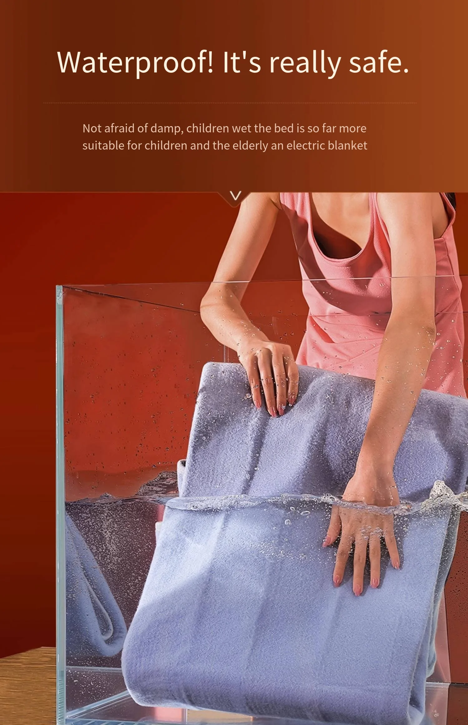 Factory direct sales heated electric blanket throw blanket household home heater electric blanket