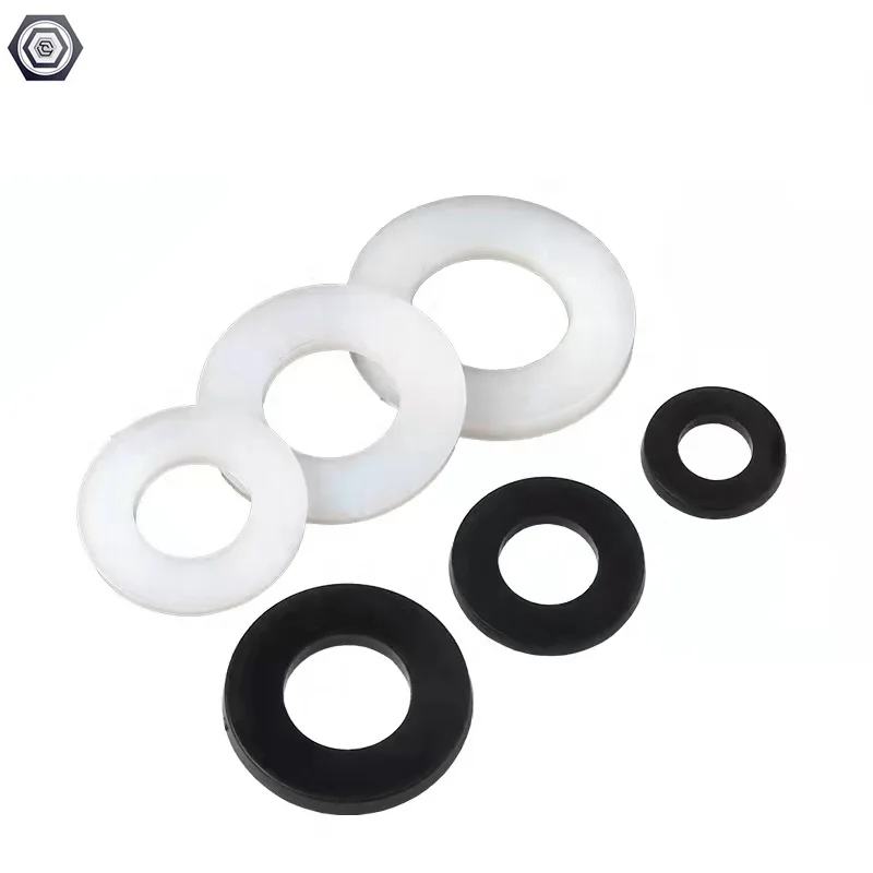 Nylon Flat Washers Custom Plastic Flat Washers DIN Nylon Insulating Plastic Washers