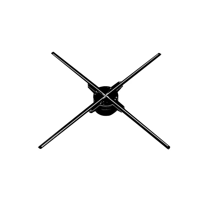 2019 HD chip control customizable splicing with bracket and protective case hologram 3d hologram spinning led hologram fan