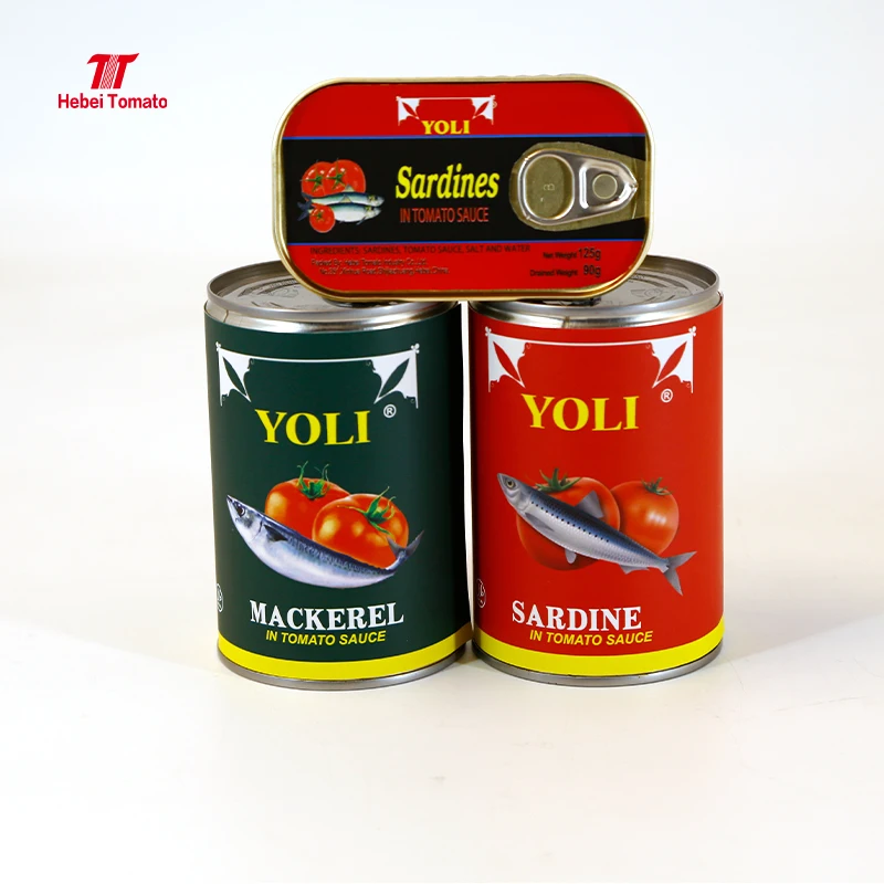Canned Fish Fresh Seafood Mackerel in Vegetable Oil/Brine Water/Tomato Sauce with Halal Certificate