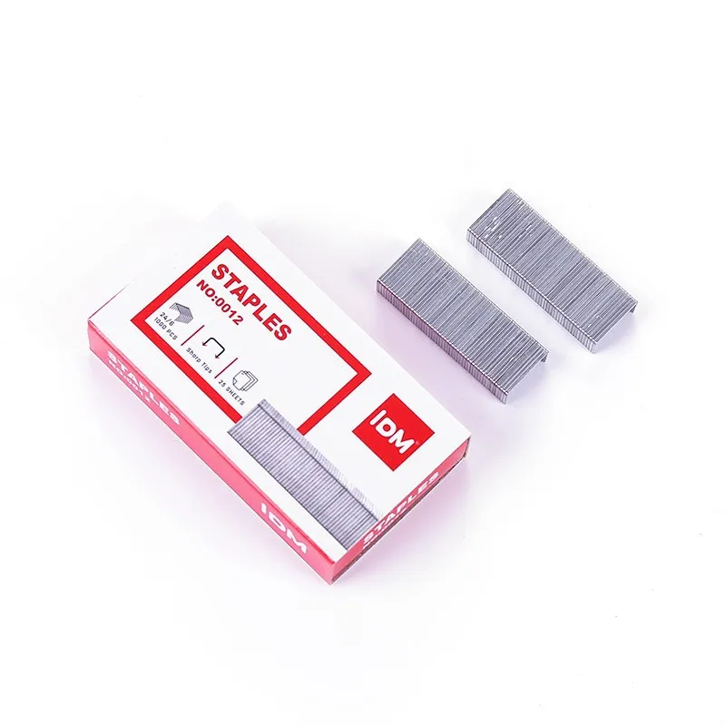 Factory Direct Sale Wholesale 10# Staples 1000 Box Staples Office Binding Small Mini 10 Size Metal Staples