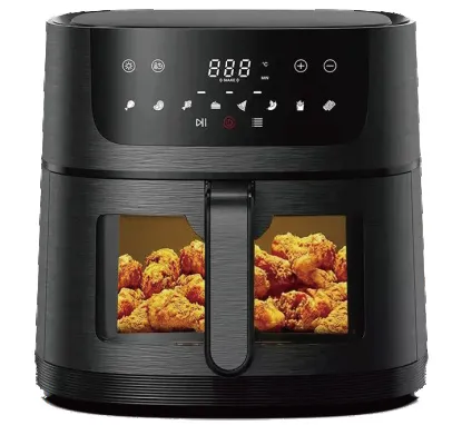 Luxury Style Elegant Design 4L 6L 8L Air Fryer Healthy Digital Cooking Deep Fryer Oven Multifunction Smart Visual Air Fryer