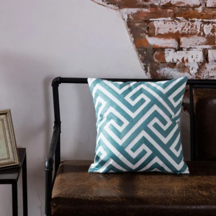 Cushion Cover Embroidery Design office pillow 3d japanese anime