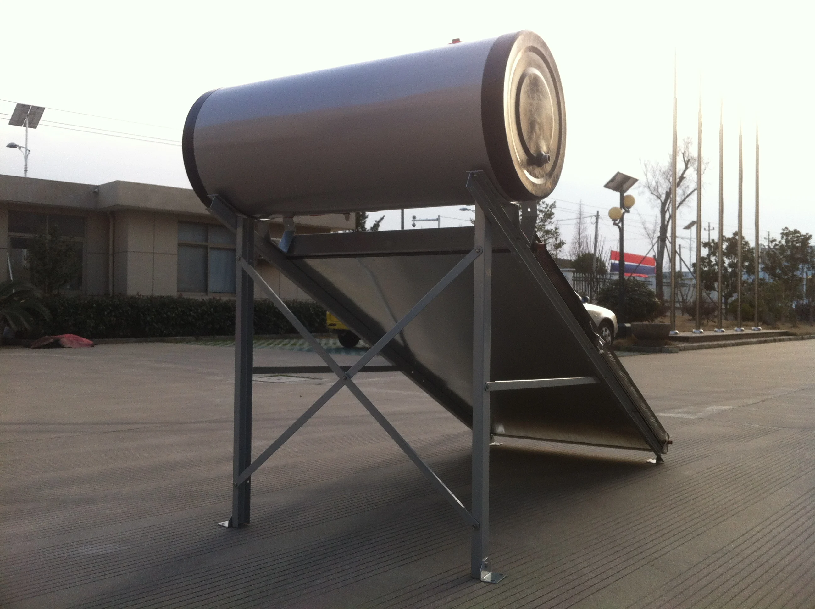 Meisheng 2024 new arrival solar energy collector premium for bathroom flat plate solar water heater