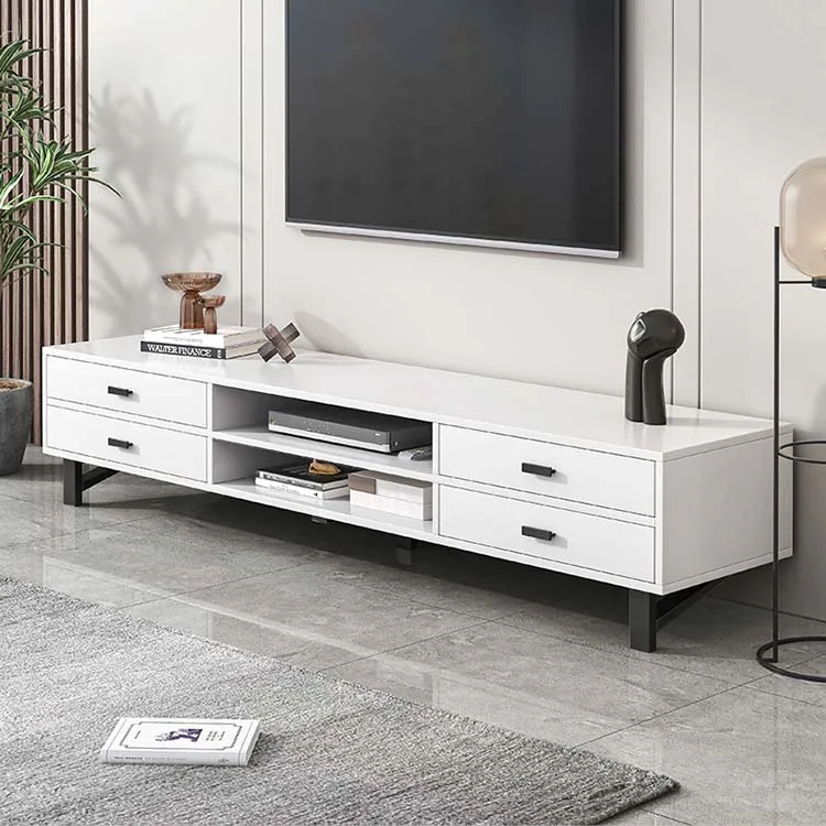 Factory Hot Sale Modern Style Tv Console Tv Stand Wood Tv Rack With Storage Cabinet
