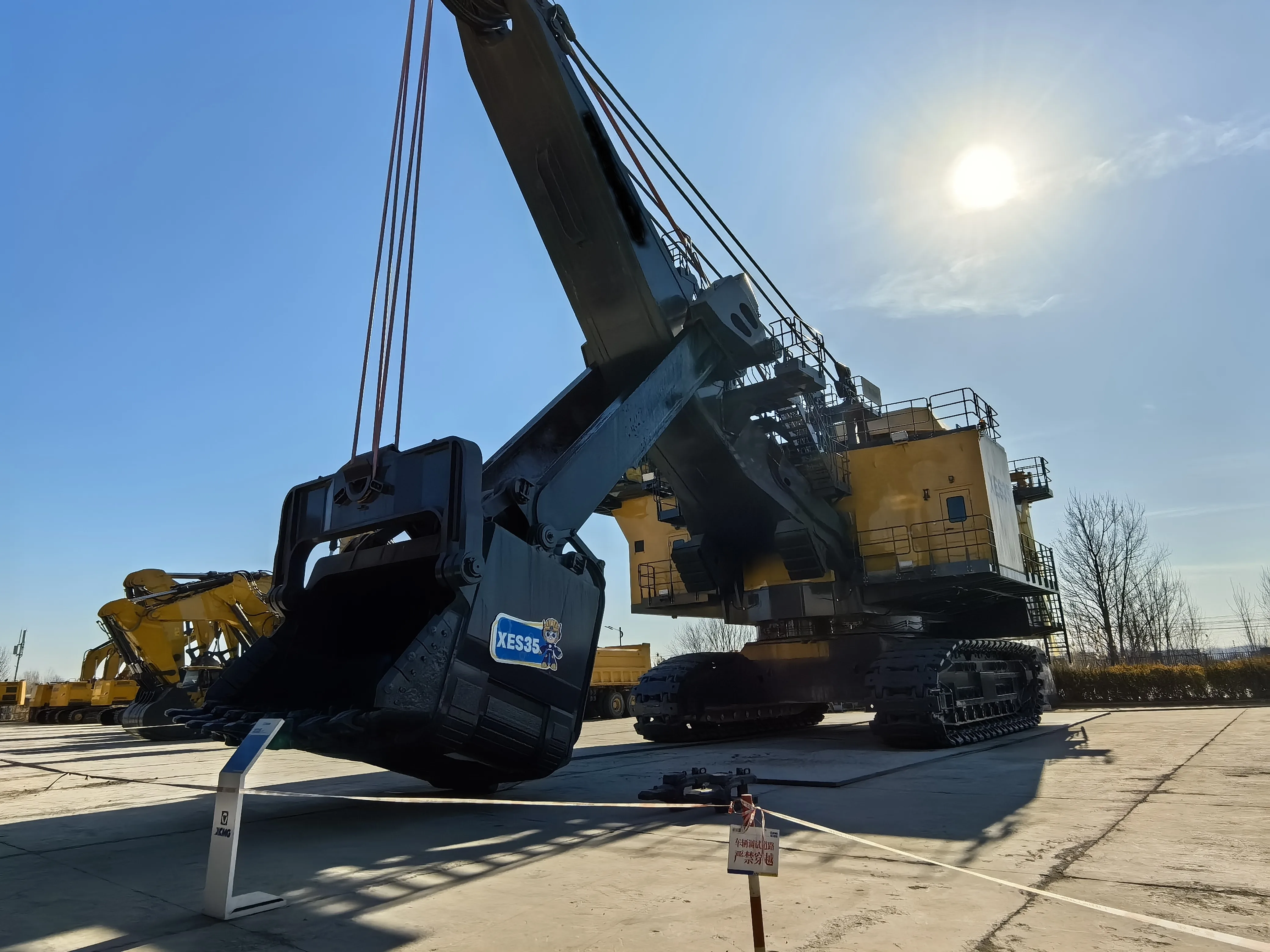 XES35 супер 35cbm электрическая лопатка экскаватор 1000ton Dragline для открытого карьера