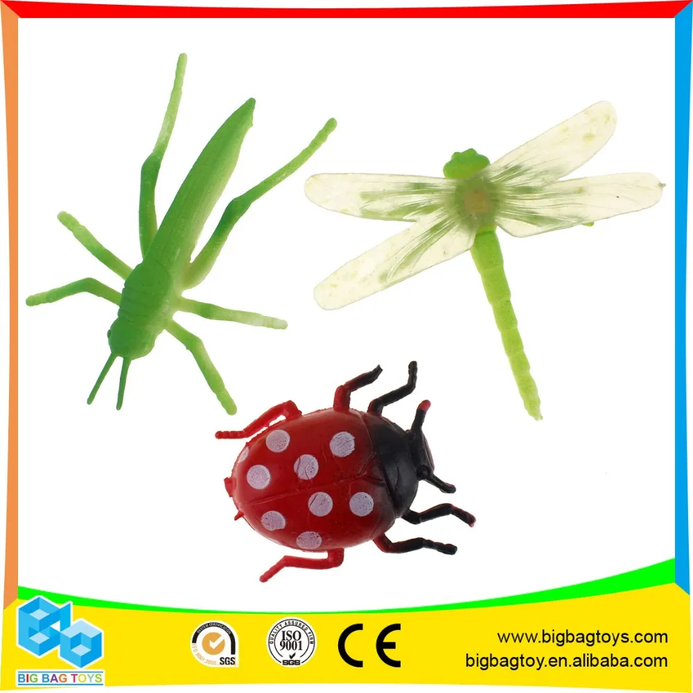 Excellent quality factory price assorted mini plastic insect toy mix kinds