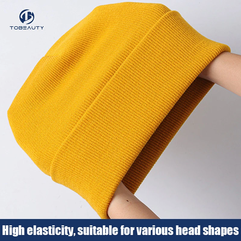 Wholesale Custom Beanies Design Your Own Embroidery Logo Knitted Hat Winter Hat