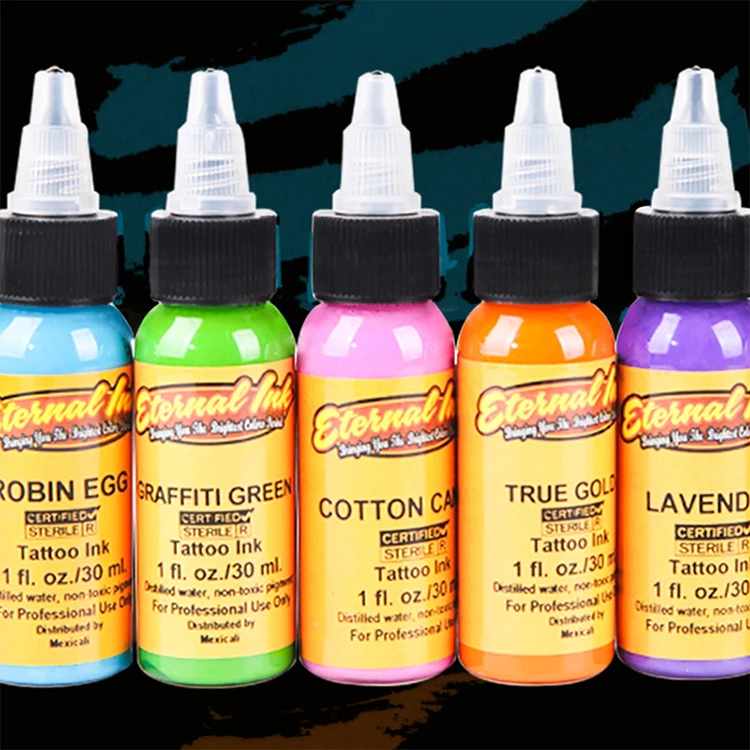 Oem Beauty Professional 30ml Body Painting Tattoo Ink Permanent Makeup Coloring Pigment