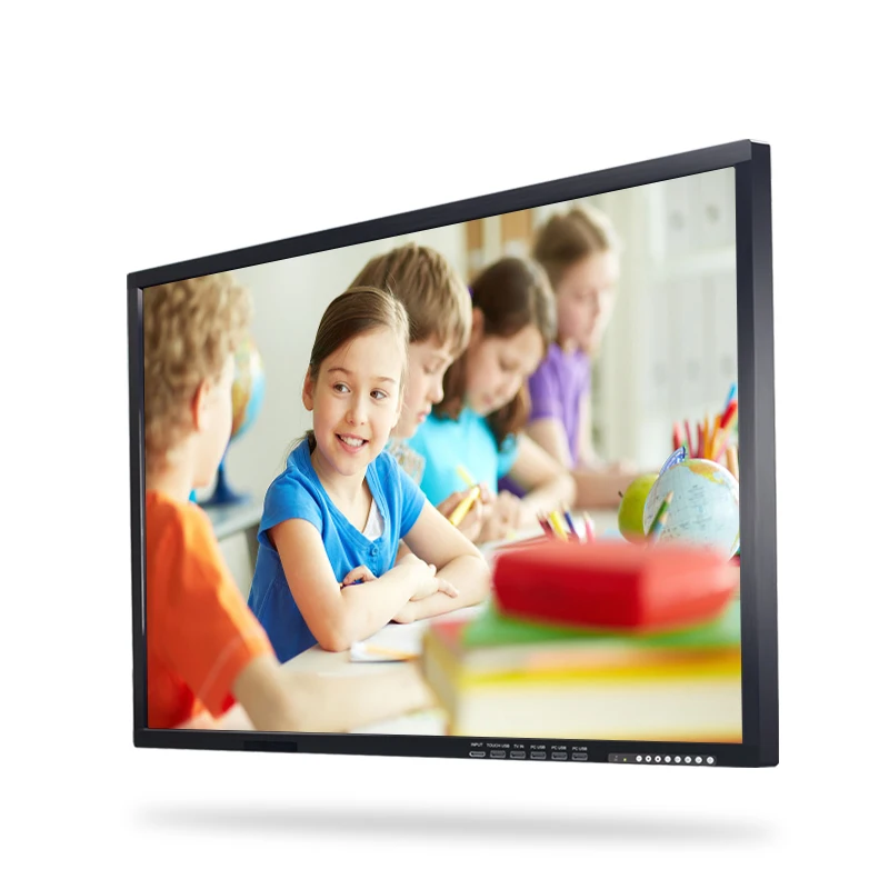 Новые поступления YCHD 65 дюймов lcd сенсорный экран Интерактивная плоская панель доска интерактивная смарт-доска дисплей Поддержка 20 точек