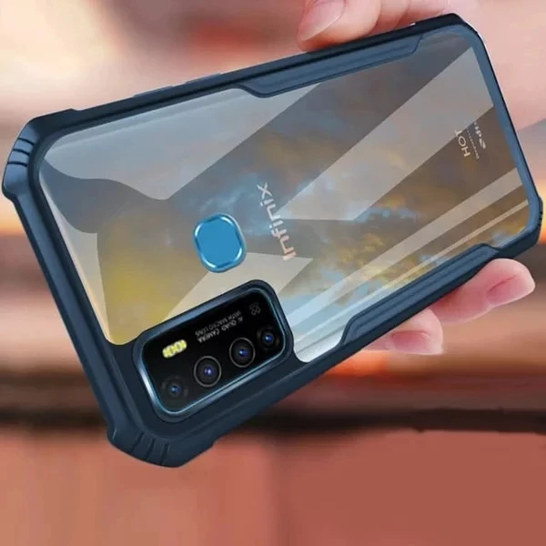 Чехол Shemax для мобильного телефона Tecno Camon 18 Pro гибридный сверхпрочный армированный двухслойный чехол с защитой от царапин Comon