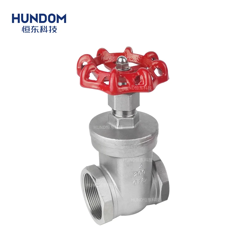 Stainless steel 301 304 316  price Female Thread Gate Valve Brake Valve for pipe fittings in valves