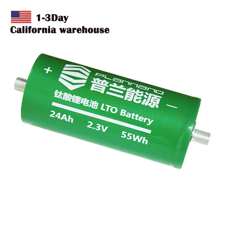 USA EU Warehouse Plannao 1P6S 2P6S 3P6S 2.3V 24Ah 10C 20C 30C High Discharge Rate LTO Battery Cell Pack For Car Audio
