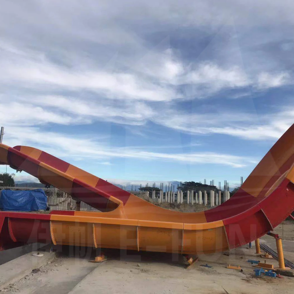 Philippines Hotel Water Park Wave Pool Fiberglass Water Slide