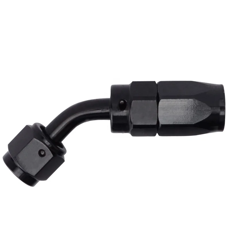 Universal Aluminum AN4 45/90/180 degree AN Fitting Swivel Fuel Line Hose End Fitting Joint