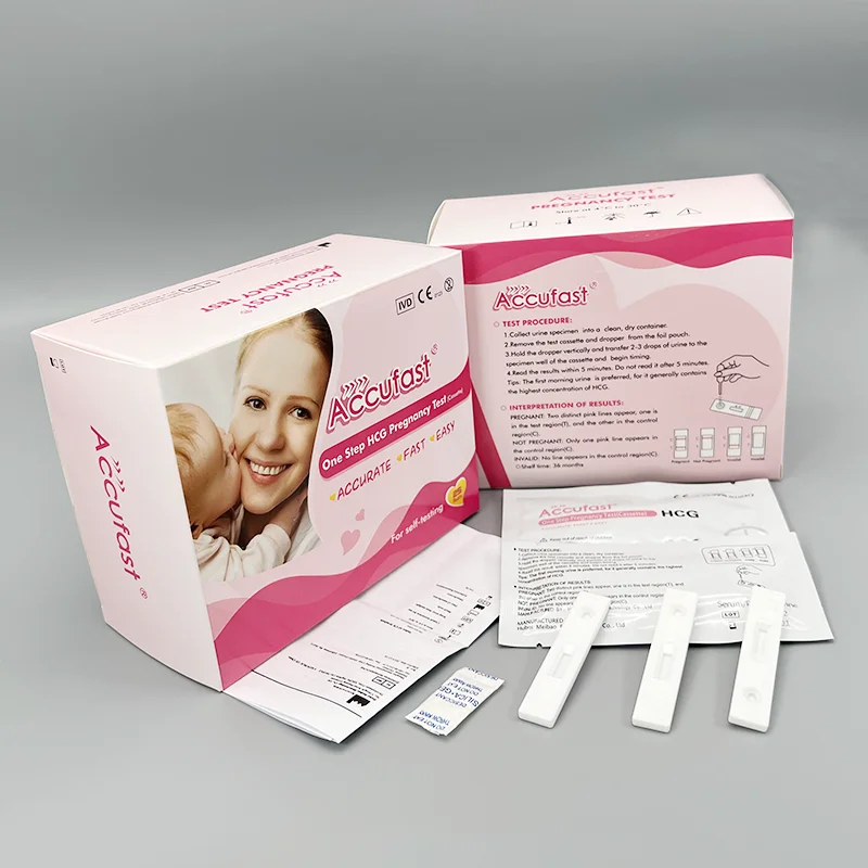 China Factory pregnancy test kit manufacturers High Sensitivity HCG pregnancy test Kits Cassette