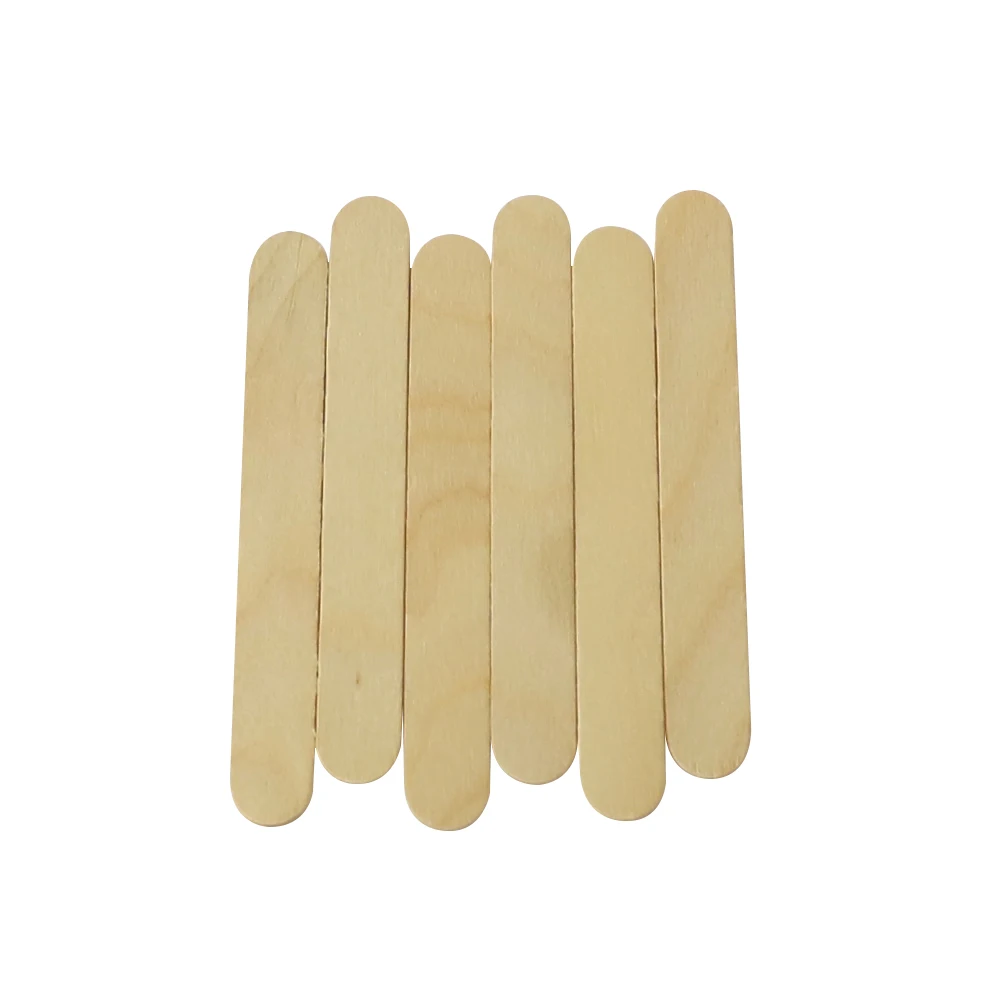 High quality disposable ice cream stick printed logo popsicle sticks wood ice cream sticks