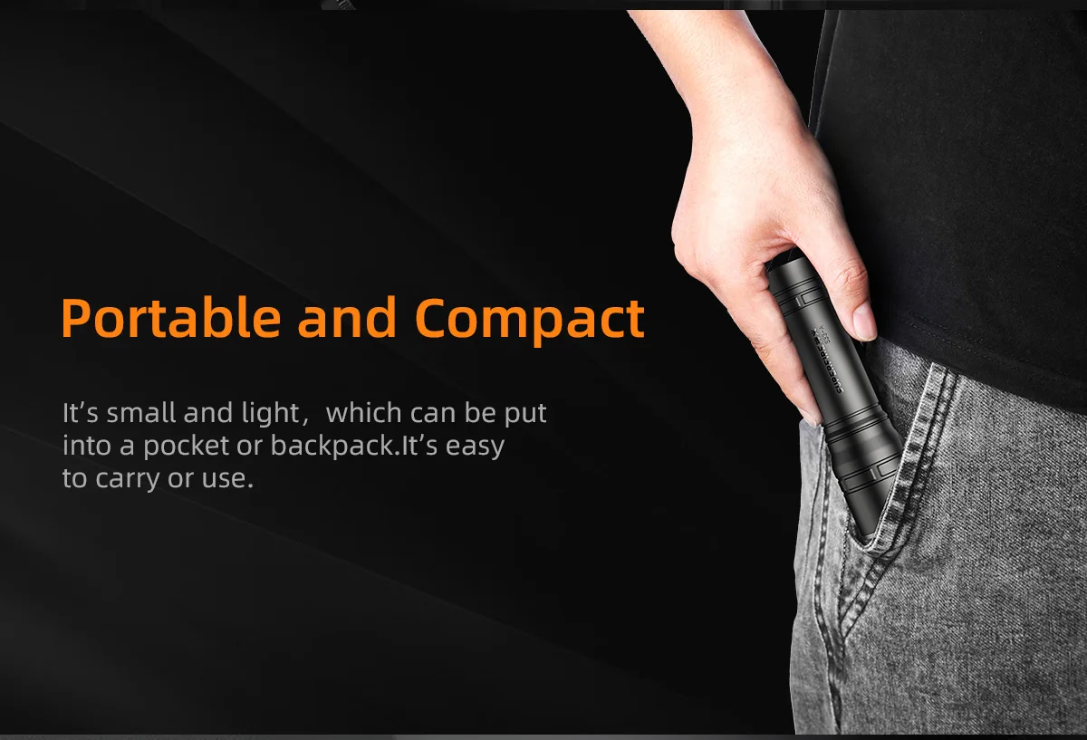 Lowest price S33  Portable Rechargeable LED Flashlight mini Torch Camping small handheld Light edc flashlight