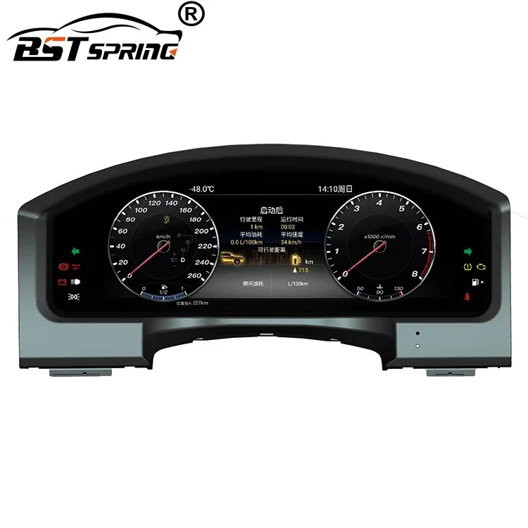 Bosstar 12 3 дюймов android Автомобильная светодиодная панель Спидометр кластер для toyota Landcruiser