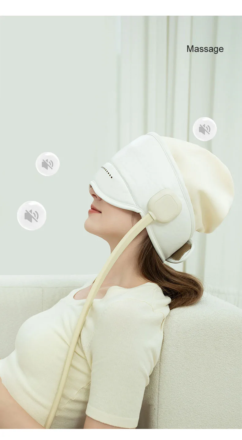 Electric therapy products wireless muscle helmet portable vibrating electric head massager