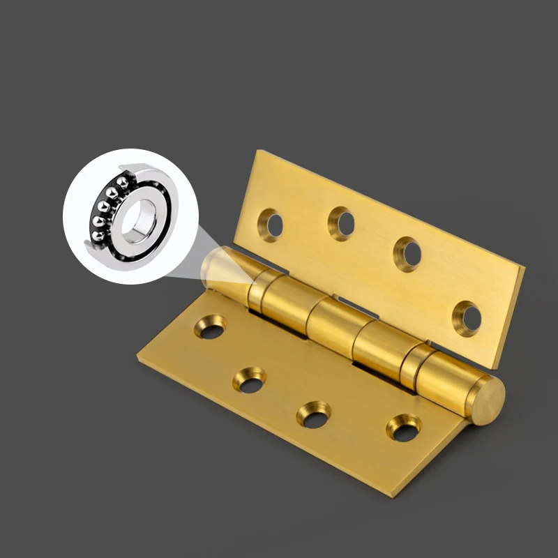 Hardware Accessory Heavy Duty Door Invisible 304 Stainless Steel Window Round Corner Spring Door Hinge Wooden Door Flush Hinge