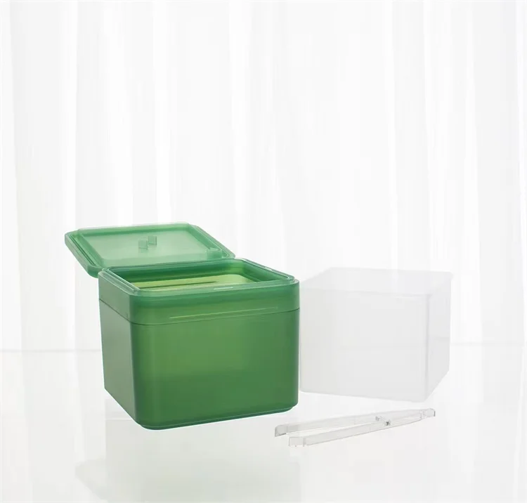 New design 300g facial mask square plastic jar Flip top cap square jar 250ml plastic face cream jars