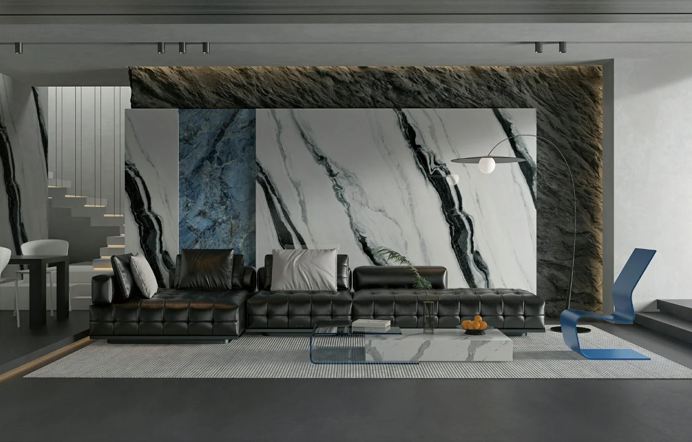 Wholesale Artificial Panda White Marble Porcelain Slabs Polished Sintered Stone Wall Tiles for Villa