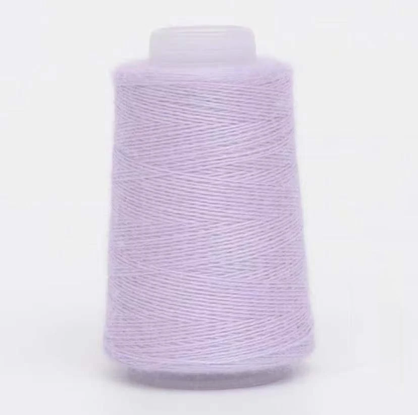 Hot sale soft and breathable High ratio 40%Angora rabbit cotton blended yarn for hand knitting scarf slippers cashmere yarn