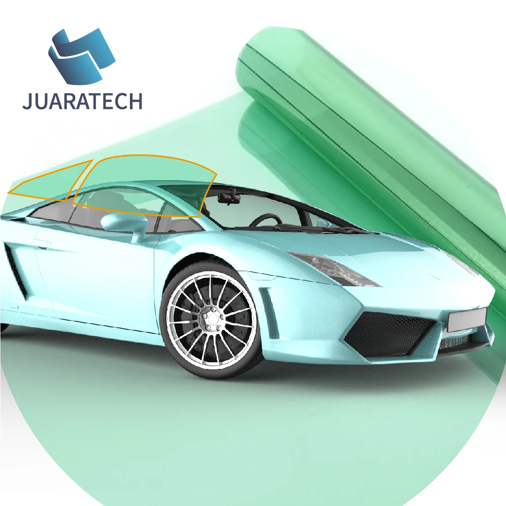 JUARATECH Adjustable PET Material good heat insulation colorful Sputter Mirror Reflective Film  For Car Window Tint