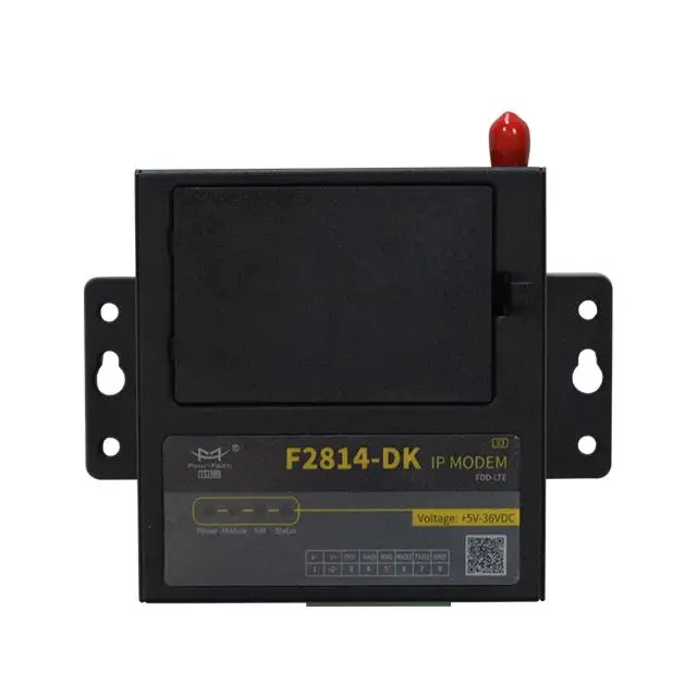 F2X14-DK Series IP Modem provides data transfer function by GPRS/WCDMA/EVDO/LTE network supports RS232 or RS485 port