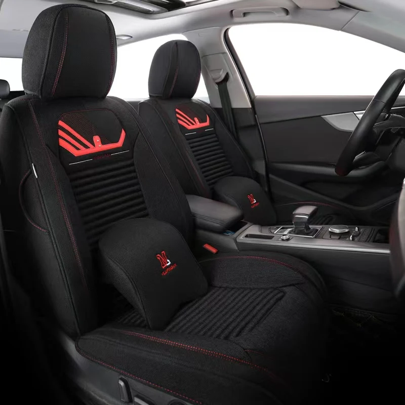 Wholesale universal seamless all inclusive leather easy to clean breathable car seat covers