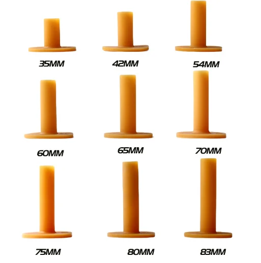 Premium Rubber Golf Tees Excellent Durability and Stability for Golf Hitting Mats and Outdoor Training